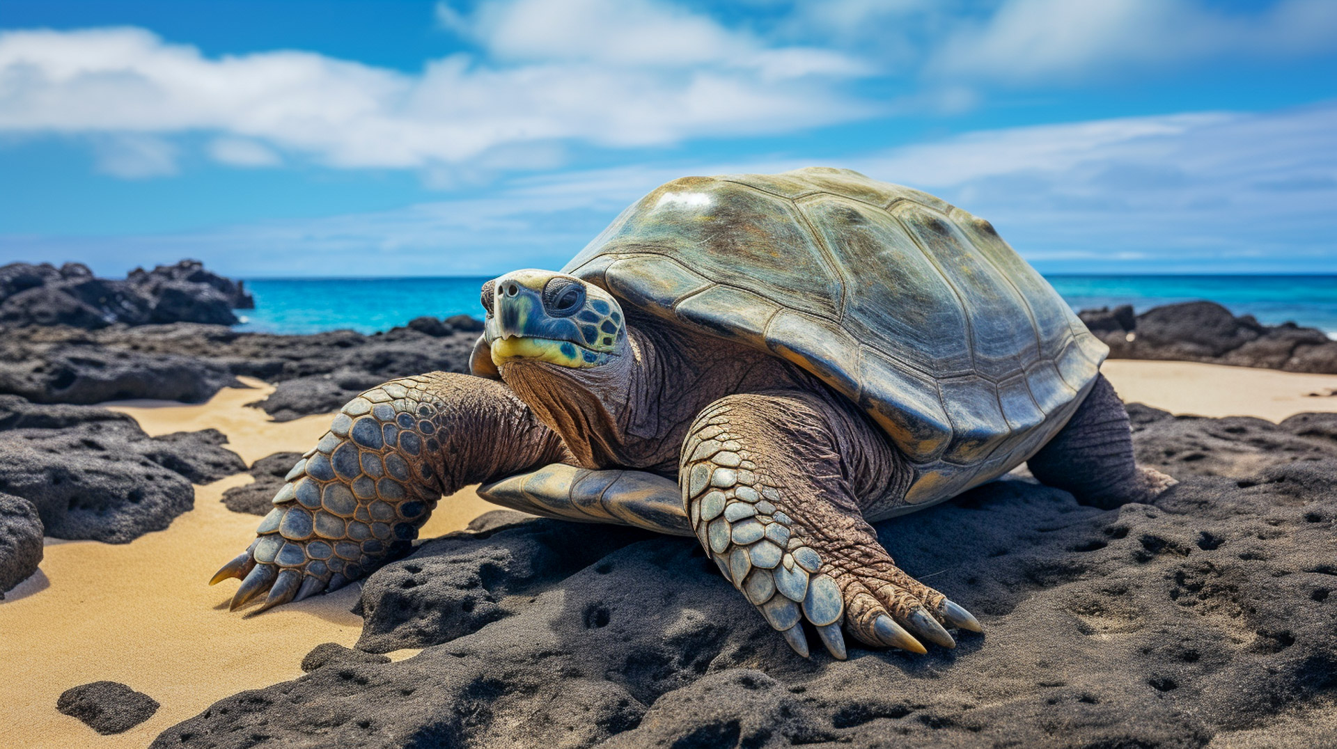 Schildkröte Galapagos