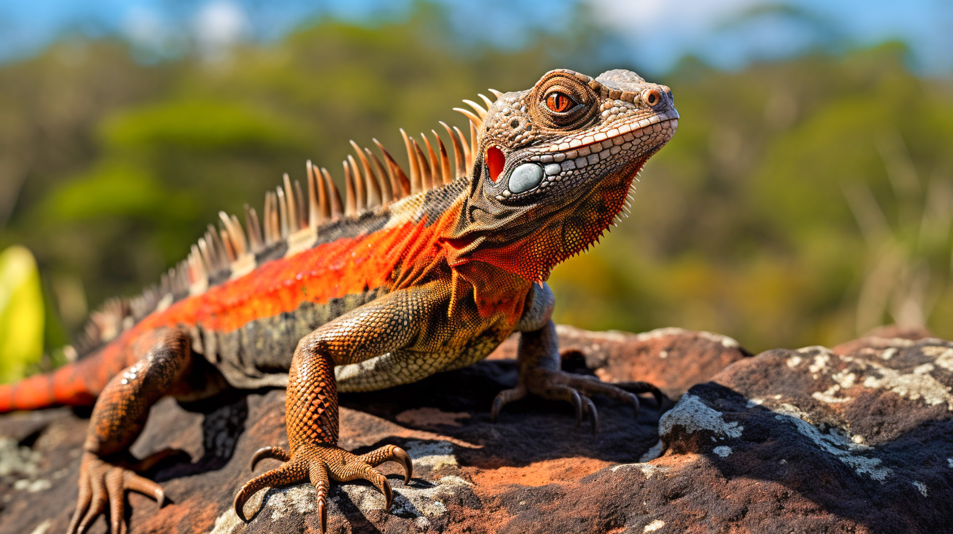 Christ Lizard Galapagos